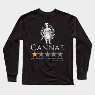 Ancient Rome History Meme - Battle Of Cannae Long Sleeve T-Shirt